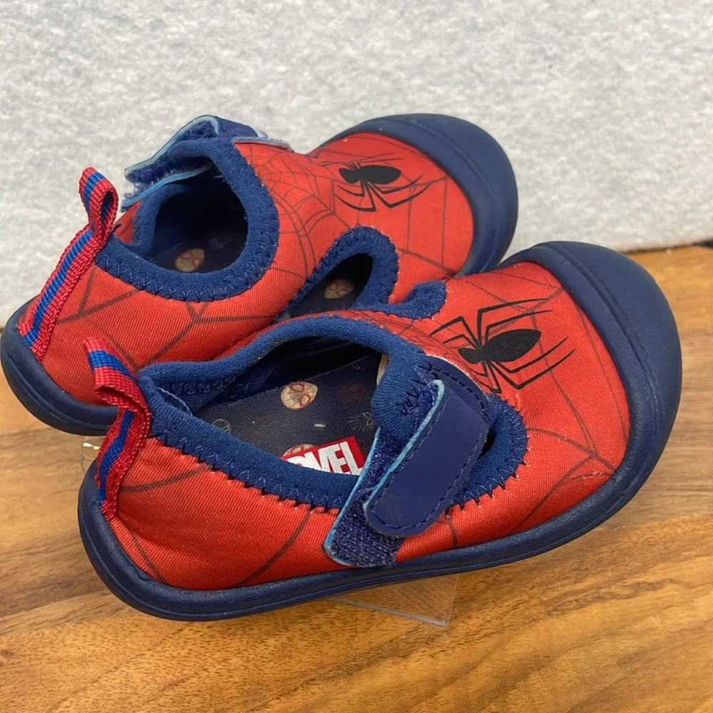 Marvel Spider-Man toddler swim summer water shoes quick dry easy on